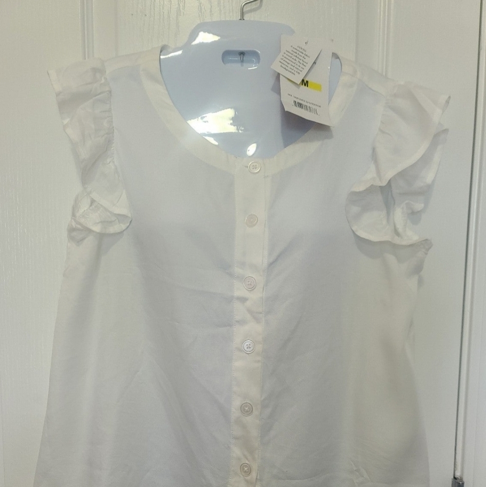 Women's White Blouse Size M